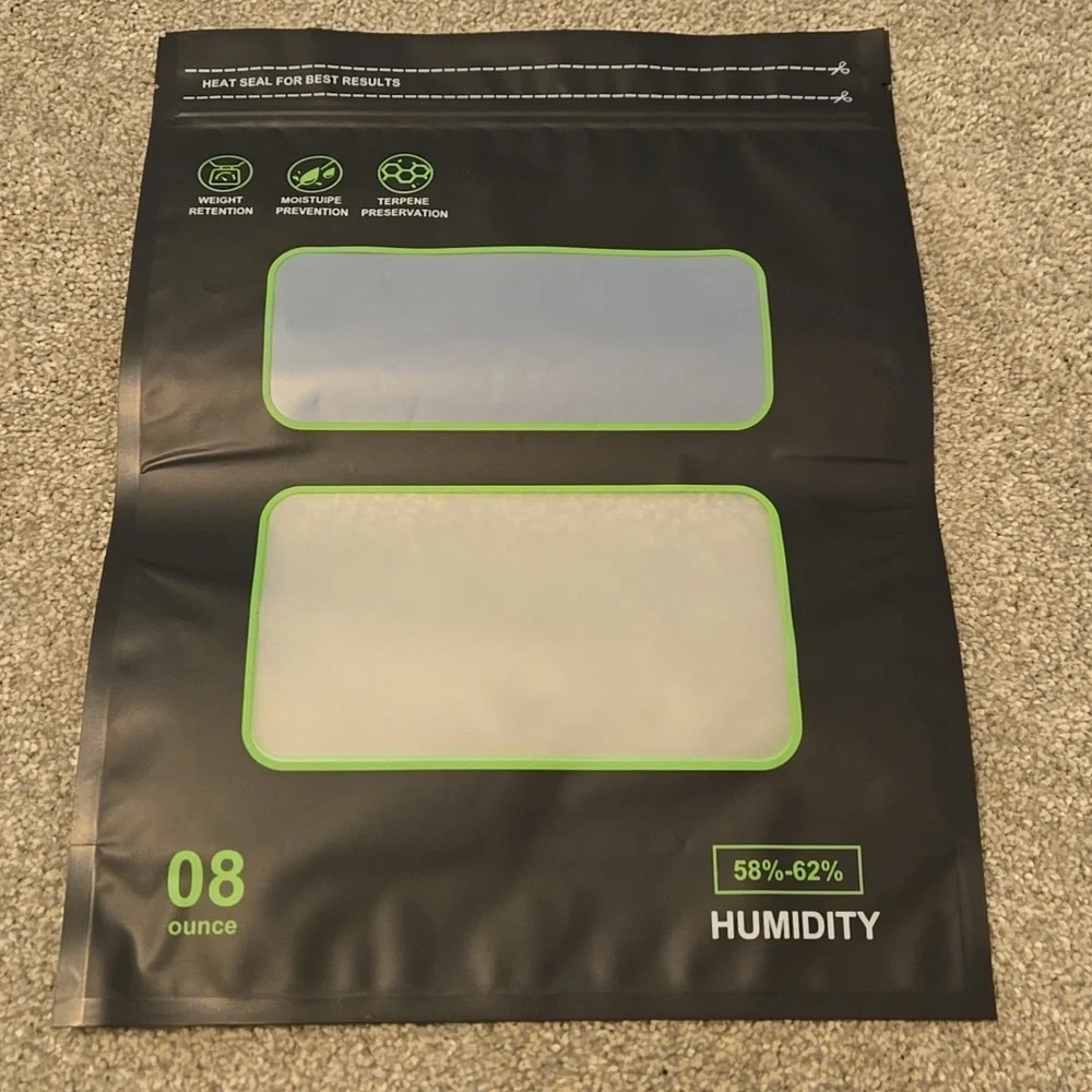 15pk 8oz Black Humidity Control Bag